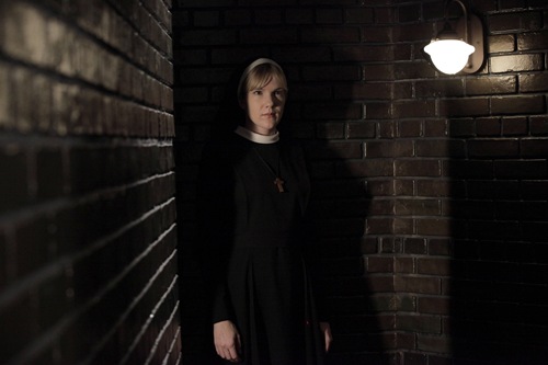 AMERICAN HORROR STORY Nor'easter -- Episode 203, Wednesday, October 31, 10:00 pm e/p) -- Pictured: Lily Rabe as Sister Mary Eunice -- CR: Byron Cohen/FX