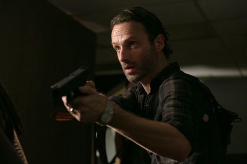 Rick Grimes (Andrew Lincoln) - The Walking Dead - Season 3, Episode 8 - Photo credit: Tina Rowden/AMC