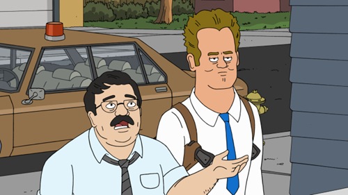 MURDER POLICE: A new animated comedy series that expands the boundaries of the cop show genre as only animation can. From David A. Goodman (FAMILY GUY) and rising writer/animator/performer Jason Ruiz, the series follows dedicated, but inept detective Manny (Jason Ruiz) and his egotistical, bribe-accepting partner, Tommy (Will Sasso, “The Three Stooges,” “MADtv”).  MURDER POLICE ™ and © 2013 TCFFC ALL RIGHTS RESERVED.