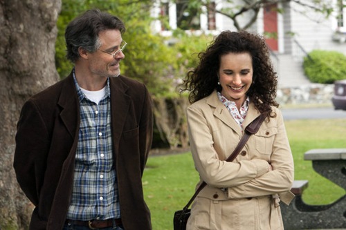 Olivia Lockhart (Andie MacDowell, right) is a municipal judge living in a small, picturesque lake town and Jack Griffith (Dylan Neal, left) is the new editor of the Cedar Cove Chronicle who tries to get the scoop on Olivia, but ends up falling for her instead. 