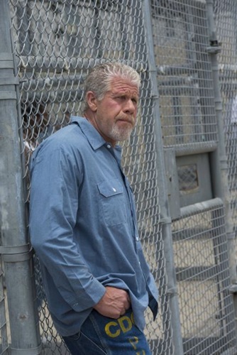 SONS OF ANARCHY Poenitentia -- Episode 603 -- Airs Tuesday, September 24, 10:00 pm e/p) -- Pictured: Ron Perlman as Clay Morrow -- CR: Prashant Gupta/FX