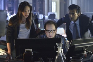Beauty and the Beast -- “Who Am I?” --  Image Number: BB201a_0207.jpg - Pictured (L-R): Kristin Kreuk as Catherine, Austin Basis as JT and Sendhil Ramamurthy as Gabe -  Photo: Ben Mark Holzberg/The CW -- © 2013 The CW Network, LLC. All rights reserved.