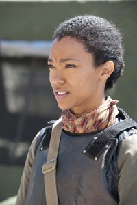 Sasha (Sonequa Martin-Green) - The Walking Dead _ Season 4, Episode 1 - Photo Credit: Gene Page/AMC