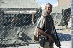 Bob Stookey (Larry Gilliard Jr.) - The Walking Dead _ Season 4, Episode 1 - Photo Credit: Gene Page/AMC