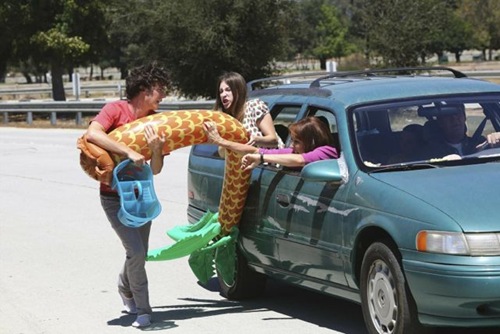 THE MIDDLE - In the fifth season premiere episode, "The Drop Off," airing WEDNESDAY, SEPTEMBER 25 (8:00-8:30 p.m., ET) on the ABC Television Network, against Axl's wishes, Frankie insists on having the entire Heck family along for the ride as they drive to his college to move him into his dorm. But the short drive turns into an eternity when Sue freaks out after discovering that Frankie forgot to fax in her essay to be a candidate for Junior Peer Leadership Advisor, and Brick proves once again that he can't be trusted when he keeps losing his new cell phone. (ABC/Michael Ansell)
CHARLIE MCDERMOTT, EDEN SHER, PATRICIA HEATON, NEIL FLYNN