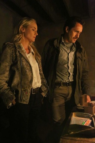 THE BRIDGE - "The Crazy Place" - Episode 13 (Airs, Wednesday, October 2, 10:00 pm e/p) Pictured: (L-R)  Diane Kruger as Sonya Cross, Demian Bechir as Marco Ruiz. CR: Byron Cohen/FX Network