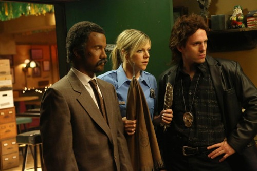 IT'S ALWAYS SUNNY IN PHILADELPHIA The Gang Makes Lethal Weapon 6 - Episode 9 - (Airs Wednesday, October 30, 10:00 pm e/p) -- Pictured: (L-R) Rob McElhenney as Mac, Kaitlin Olson as Dee Reynolds, Glenn Howerton as Dennis Reynolds -- CR: Patrick McElhenney/FX