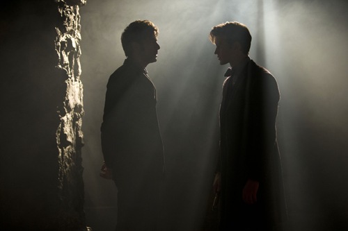 Picture shows; DAVID TENNANT as the Tenth Doctor and MATT SMITH as the Eleventh Doctor and in the 50th Anniversary Special - The Day of the Doctor
