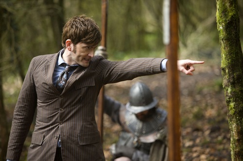 Picture shows; David Tennant as the Tenth Doctor in the 50th Anniversary Special - The Day of the Doctor