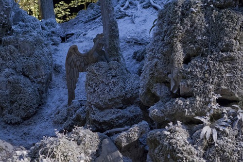 Picture shows:A Weeping Angel.