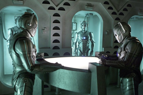 Picture shows: The Cybermen.