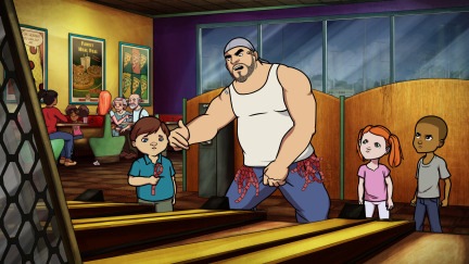 CHOZEN: Episode 1, Season 1 "Pilot" (airing Monday, January 13, 10:30 pm e/p). An aspiring rapper tries to get his life back on track after being released from prison. Written by Grant Dekernion. Pictured: (center) Chozen (voice of Bobby Moynihan). FX Network 