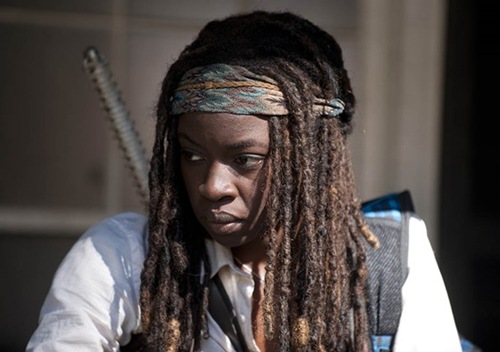 Michonne (Danai Gurira) - The Walking Dead _ Season 4, Episode 11 - Photo Credit: Gene Page/AMC