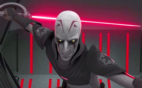 Star Wars Rebels -- Pictured: Inquisitor -- Screengrab from exclusive EW.com clip. 
