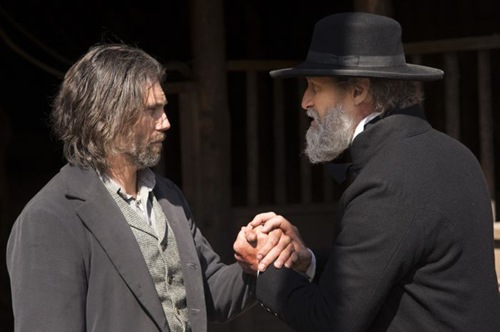 Anson Mount as Cullen Bohannan and Christopher Heyerdahl as The Swede - Hell on Wheels_Season 4_Episode 2
Photo Credit:  Chris Large/AMC